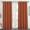 NICETOWN Blackout Burnt Orange Curtain & Drape - Room Darkening