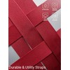 6 Pack 1" x 96" Boat Cover Tie Down Straps