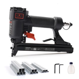 AEROPRO Tools T50JC 20 Gauge Crown Air Stapler Pneumatic Staple Gun with 1200pcs Staples, 1/4-Inch to 9/16-Inch Upholstery Stapler for Upholstering, Woodworking and DIY Projects
