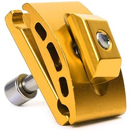 VOANZO Bicycle Seat Tube Head Single Nail Sitting Rod Clamp Head Saddle Tube Joint Head Seat Tube Joint Repair Parts (Gold)