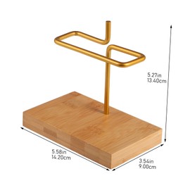 GRIRIW Coffee Filter Holder with Stylish Filter Organizer Stand for Home Kitchen Cafe Compact Design for