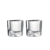 Fratelli Guzzini Gocce, 2 Small double wall thermo glasses, Insulating