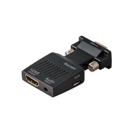 [Basicest] VGA (D-Sub15 Pin) to HDMI Converter Adapter (with Audio) with Warranty]