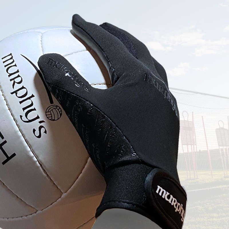 Murphy's Gaelic Gloves Junior, 6 / Under 12, Black