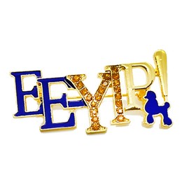SIGMA GAMMA RHO sorority society Symbol poodle EE-YIP letter Label Enamel Metal Brooch Pin
