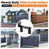 MeBantoo Heavy Duty Sliding Gate Guide Roller Hardware Kit, 3"