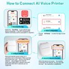 NANSIKE AI Voice Sticker Printer - Mini Portable Thermal Stickerbox