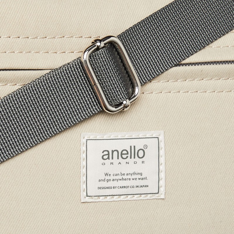 Anello Grande GHM0552 Boston Bag, Lightweight, 2-WAY/A5 Motte Beige, beige