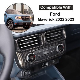 Car Center Console Air Outlet Cover Compatible with Ford Maverick 2022-2024 Car Air Conditioner Mode Switch Panel Decorative Cover Air Outlet Vent Frame Panel Cover Trim Protect Interior Accessories