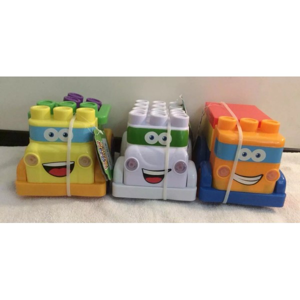 Buddy Brikz Of Boley Talking Vehicle w/ Building Blocks
