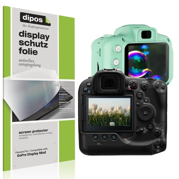 dipos I 4x Matte Screen Protectors for GoPro Display Mod