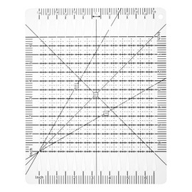 HARFINGTON Quilting Cutting Template Acrylic Quilt Templates for Quilting Sewing Cutting Patterns, Quilting Rulers and Templates for Sewing Machine Cutting Mats, Arts and Crafts 254 x 200mm