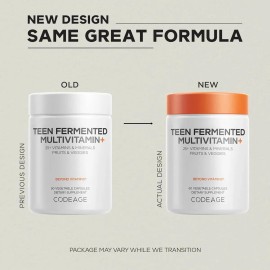 Suplemento Multivitamínico Diario Codeage Teens Cápsulas