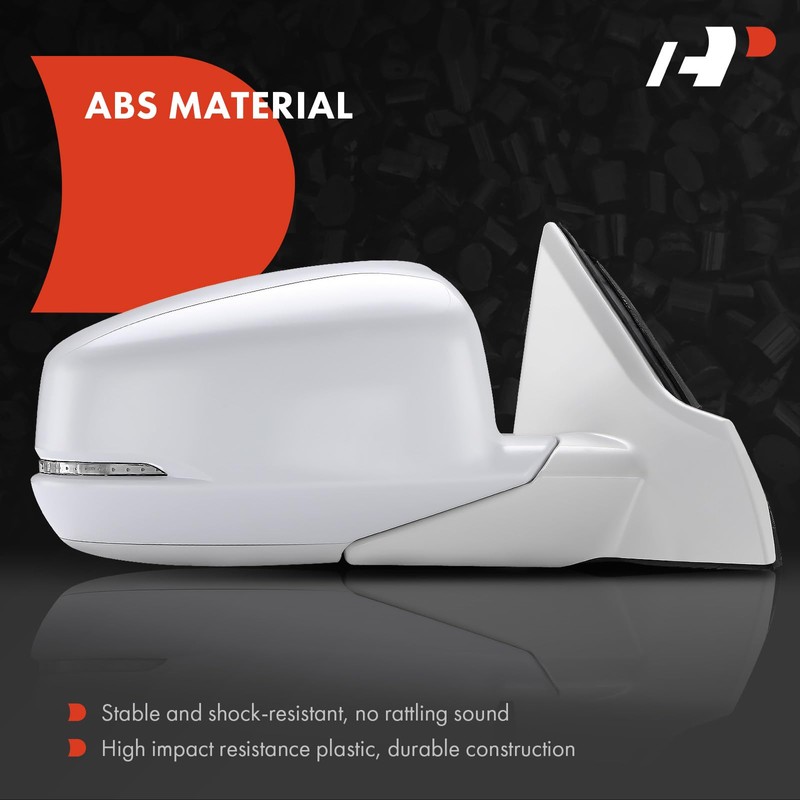 A-Premium Passenger Side Power Door Mirror - Compatible with Honda