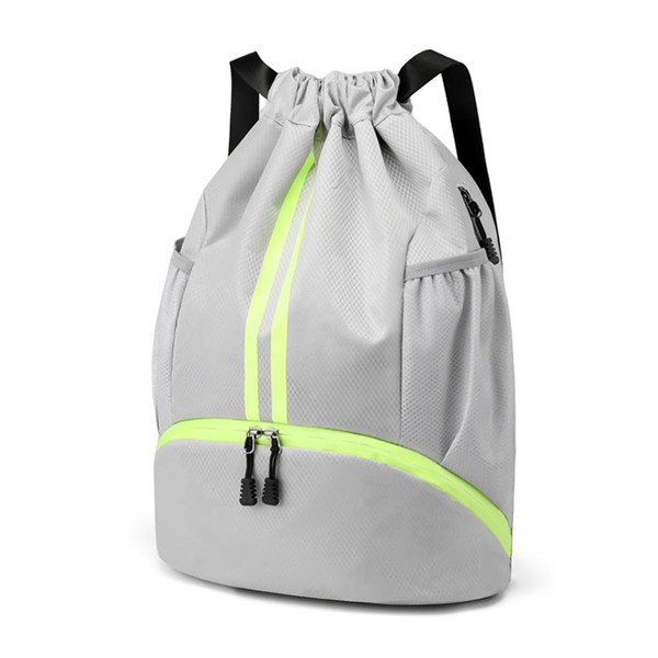 Valleycomfy Sports Drawstring Backpack - Water Resistant String Bag with