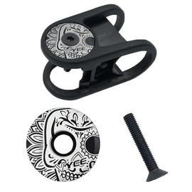 Yerleomit Ahead Cap Headset Cap Bicycle Headset Top Cap Bicycle Accessories Headset Cap Cover with Screw for Bicycle MTB Road Bike