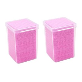 SEWACC Toallitas Quitaesmalte Desechables 400 Piezas Almohadillas Limpiadoras de Uñas de Tela No Tejida Seguras para Eliminar Esmalte Tradicional Gel y Pegamento Uso Profesional y
