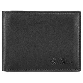 Red Baron Men´s wallet purse genuine cow leather black exclusive classic design RB-WT-003-01