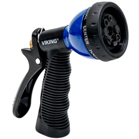 VIKING Hose Nozzle, Garden Hose Nozzle with 8 Spray Patterns, Adjustable and Heavy Duty for Washing Car, Watering Plants, Washing Pets, and Home Use
