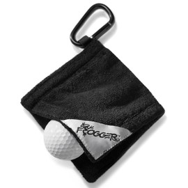 Frogger Amphibian Golf Ball Towel with Wet and Dry Technology Small Golf Ball Towels for Golf Bags with D Clip Golf Ball Accessories