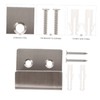 Operitacx 12Sets Stainless Steel Tile Fasteners Tile Display Hooks Wall