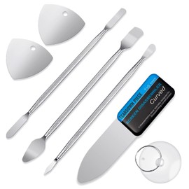 Neiang Metal Spudger Flexible 0.004 inch (0.1 mm) Ultra Thin, 7 Sets Curved Surface Disassembly Tool, Repair Kit, Smartphone Disassembly Tool