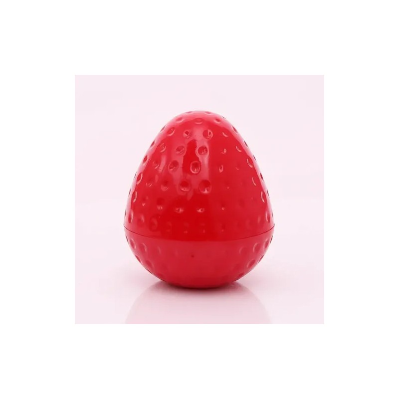 Bálsamo Hidratante De Labios Forma De Fresa Repara Y Humecta