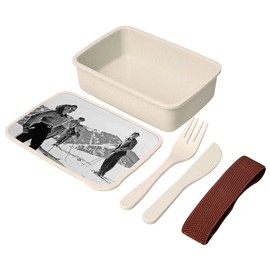 Fabulous Lunch Box – Lunchbox mit Besteck Skifahren Retro Stil Vintage Berg Sport Winter 70er – 700 ml