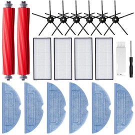 UPUPDAY UPUPDAY Zubeh?r Ersatzteile f??r Roborock S7 /S7 Plus /S7 Max Ultra /S7 MaxV Ultra /S7 Pro Ultra Saugroboter, 2 Hauptb??rste, 6 Wischt??cher, 4 Filter, 6 Seitenb??rsten