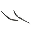 1Pair Headlight Eyelid Trim Protective Stylish Carbon Fiber Headlight Eyebrow
