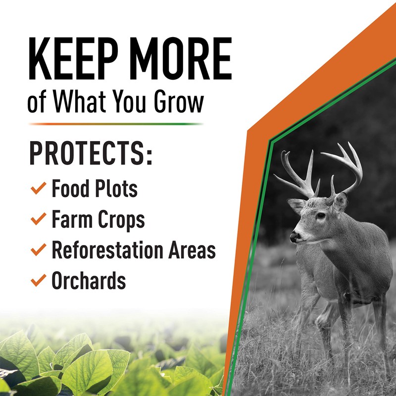 Messina Wildlife STW-039 39-Inch by 3/8-Inch Deer Repellent White Fiberglass