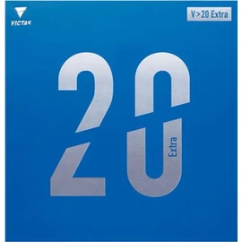 Victas 2.0 200110 Table Tennis Rubber V>20 Extra High Energy Tension Soft Backing Black