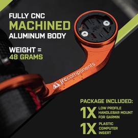 Low Profile Out Front Mount - Compatible with Garmin - Black