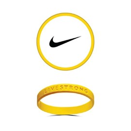 LiveStrong Live Strong Yellow Bracelet Wristband 2 Pack of Size Adult 8 inch L/xl