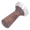 58mm Tamper Tool Black Walnut 304 Stainless Steel Portable Coffee