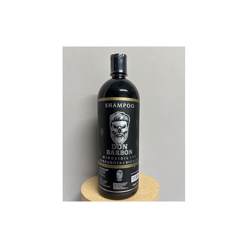 Don Barbon, Shampoo, Con Bergamota y Biotina 1 L