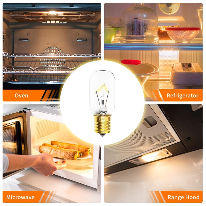 Belleone Light Bulb Fits for LG Microwave Oven - Compatible