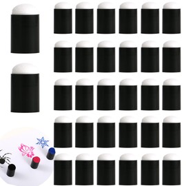 Depvision 30 Pieces Craft Finger Sponge Daubers Drawing Project Finger Painting Sponge Set for Face Paint Card Making, Painting, Stamping, Ink