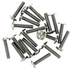 M4 (4mm x 25mm) Slot Mushroom Machine Screw (Bolt) (Crossed)