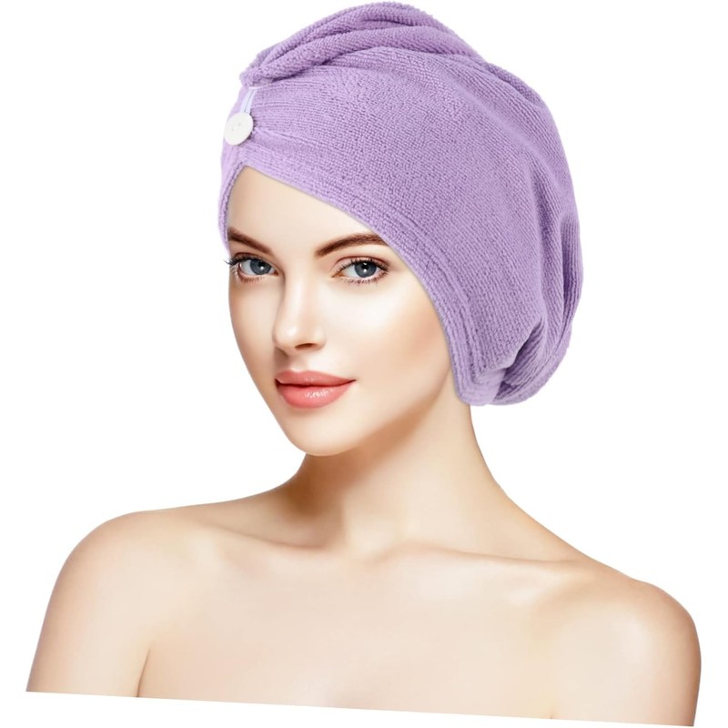DOITOOL Toalla para Secar el Cabello de Microfibra, Secado Rápido