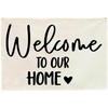 Welcome Party Wall Decor-Home Party Sign Decor-Rectangular Canvas Banner-Entryway Outdoor
