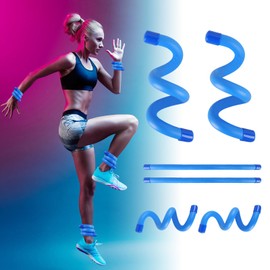 Wrist Weights, Ankle Weights for Women and Men, Wearable Pilates Weights Wrist Weights for Women, Set of 2(1 lb/2.2 lbs Each) Adjustable Ankle Weights for running,yoga,pilates,strength training(Black 2.2lb)