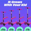 SKIDEE Kick Scooters for Kids Ages 3-5, Adjustable Height Foldable