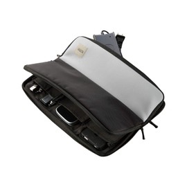 エレコム ガジェットポーチ バッグインバッグ ガジェット ポーチ 収納ポーチ デバイスポケット付 大容量 ブラック BMA-GP02BK