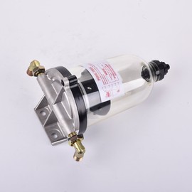 Diesel fuel water separator filter Stainless steel element Bowl Fuel Tank Filter Top Cap big flow Universal
