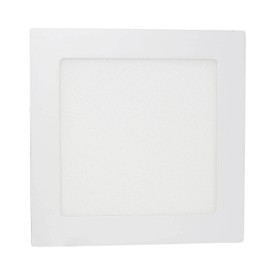 LOWENERGIE 12w LED Square Ceiling Panel Light Recessed Down Lighting, 170mm 7 inch 100w Halogen Equivalent (4000k)