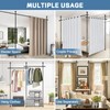Room Divider Curtain Rod, No Drilling Rod, 48-120inch (H) 28-144inch(W)