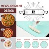 Silicone Baking Mat 20"L x 28"W, Extra Thick Dough Rolling