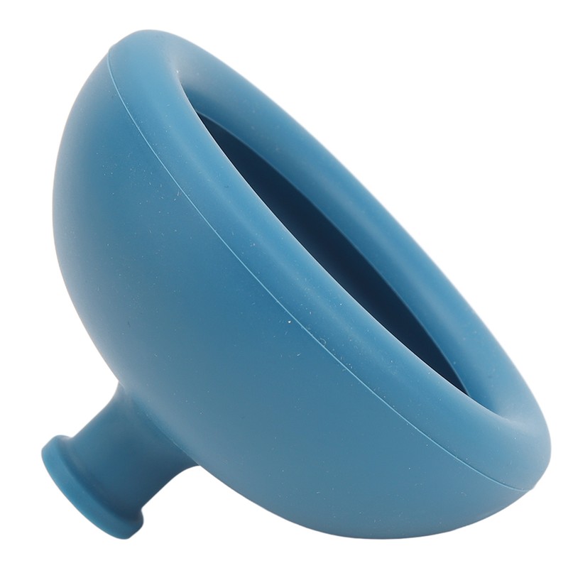 Blue Silicone Palm Chest Percussion Cup Pressure Drum Massage Chest
