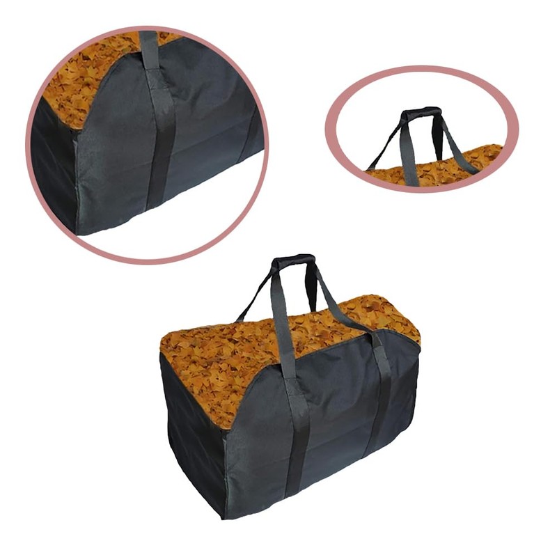 Premium Firewood Bag, Made of Polyester, Portable Firewood Basket, Foldable